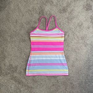 Lululemon stripped tank top